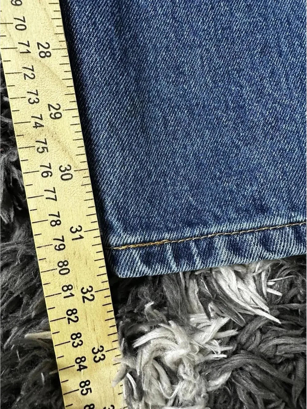Levis 550 Jeans Mens 31x32 Blue Denim Relaxed Fit Tapered Leg 100% Cotton